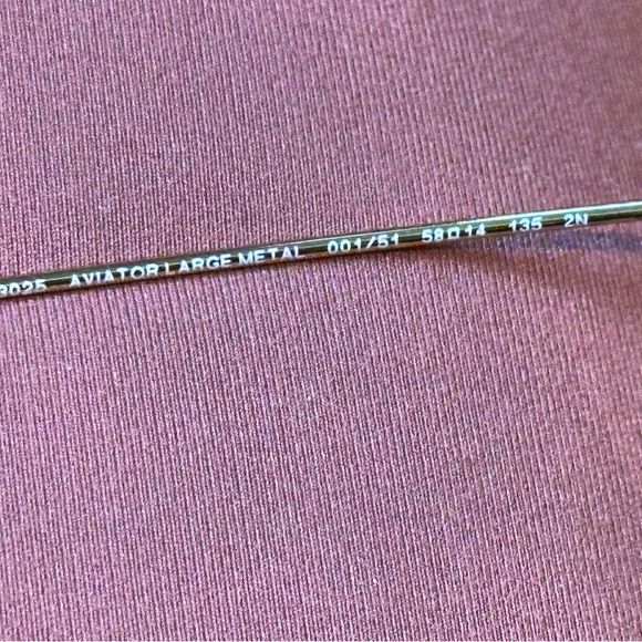 Ray-Ban Brown Aviator Gradient Sunglasses - Picture 4 of 7